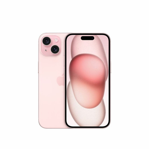 Apple - iPhone 15 - 5G - 6/128 Go - Rose Apple - Téléphonie