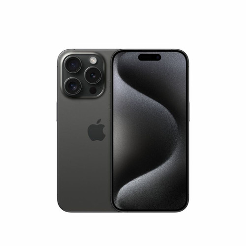Apple - iPhone 15 Pro - 5G - 8/128 Go - Noir Titanium Apple - Produits reconditionnés