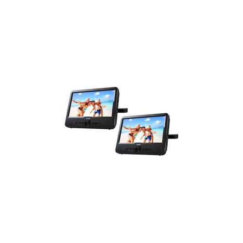 Djix - Lecteur DVD portable PVS 706-50SM 7 Double écran + Supports appui-tete Djix - Djix