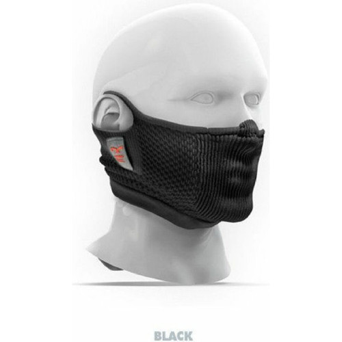 Accessoires fitness marque generique Naroo F5s - Masque de Sport Pro 2 en 1, réversible, réutilisable, filtrant la poussière, Respirant, pour la Course à Pied, la randonnée et Le vélo, Noir et Gris.