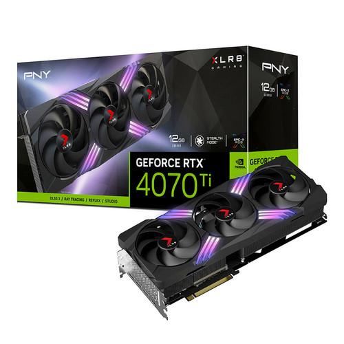 PNY - GeForce RTX™ 4070 Ti XLR8 Gaming VERTO Edition DLSS 3 - 12GB PNY - NVIDIA GeForce RTX 40 Composants