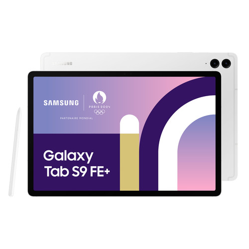 Samsung - Galaxy Tab S9 FE+ - 8/128Go - WiFi - Argent - S Pen inclus Samsung  - Nos Promotions et Ventes Flash