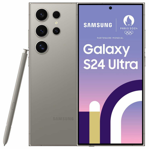 Samsung - Galaxy S24 Ultra - 5G - 12/256 Go - Gris Samsung - Bons Plans Smartphone