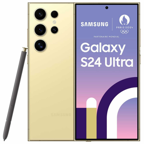 Samsung - Galaxy S24 Ultra - 5G - 12/512 Go - Ambre Samsung - Smartphone paiement en plusieurs fois Téléphonie