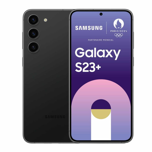 Samsung - Galaxy S23+ - 8/256 Go - Noir Samsung - Smartphone paiement en plusieurs fois Téléphonie
