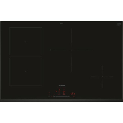 Siemens - Table de cuisson induction 80cm 4 feux 7400w noir - ED851HSB1E - SIEMENS Siemens  - Table de cuisson