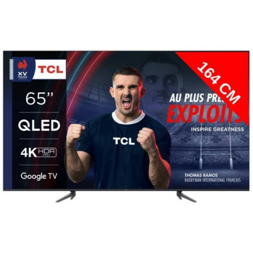 TCL - TV QLED 4K 164 cm 65QLED770 QLED Google TV TCL - Soldes TV, Télévisions