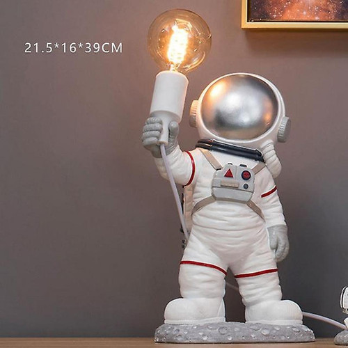 Lampes à poser Universal Moderne astronaute lampe de table art deco résine lampe table chambre idee salon grenier deco espace homme bureau lampe led (stand bar)