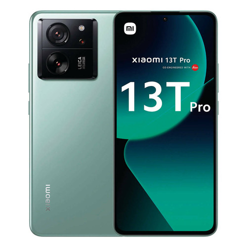 XIAOMI - Xiaomi 13T Pro 5G 12Go/256Go Vert (Meadow Green) Double SIM MZB0FB8EU XIAOMI - Smartphone 5G Smartphone