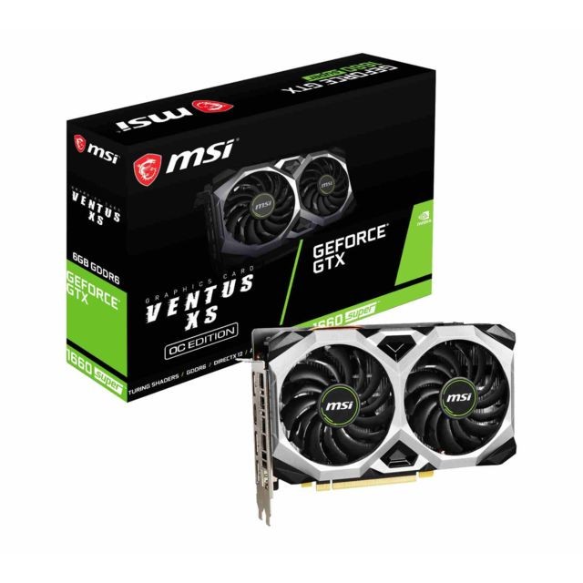 Msi - GeForce GTX 1660 SUPER VENTUS XS OC Msi  - Seconde Vie Composants