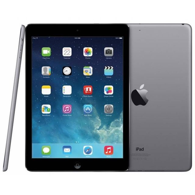Apple - iPad Air - 64 Go - Wifi - Cellular - Gris sidéral MD793NF/A Apple - Tablette tactile Apple